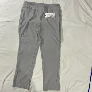 Lulu B Size 16 Gray Pull On Stretchy Pants Viscose Nylon Spandex Business Casual